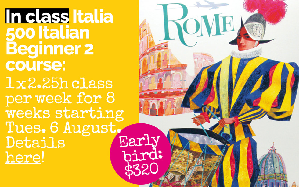 Italian lessons Sydney at Italia 500 Italian Beginner 2 course